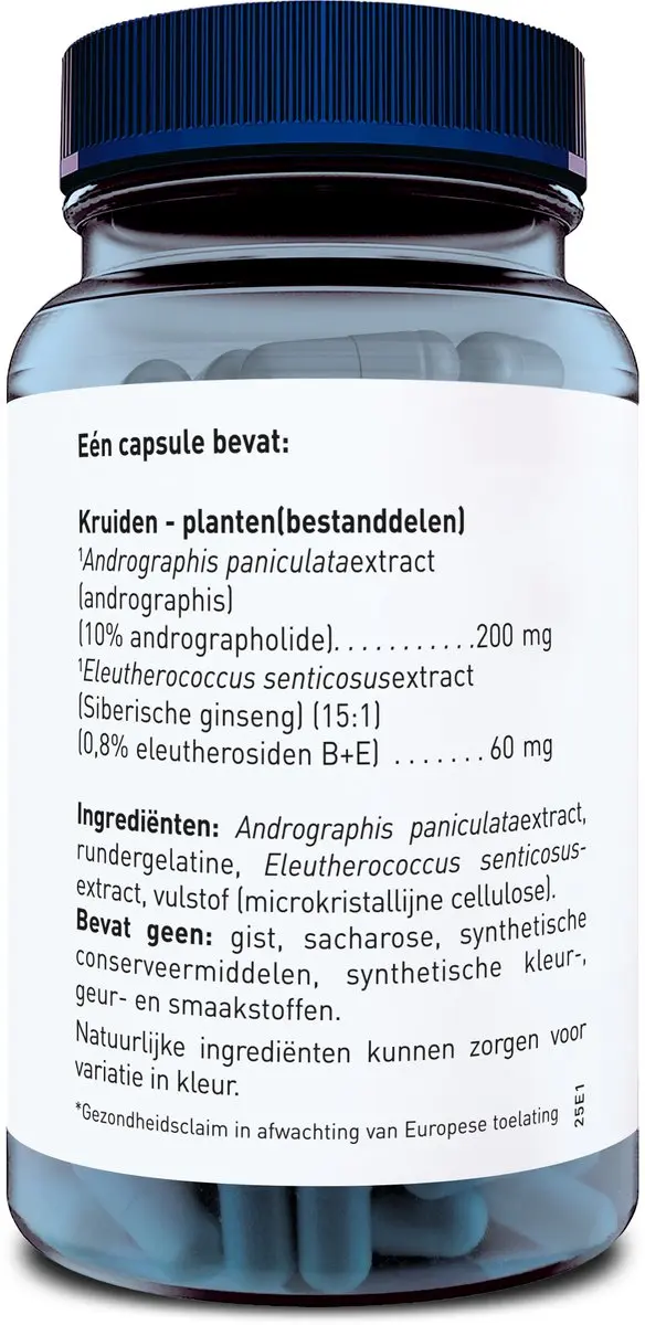 Orthica Weerstand Kuur Siberische Ginseng 30 Capsules