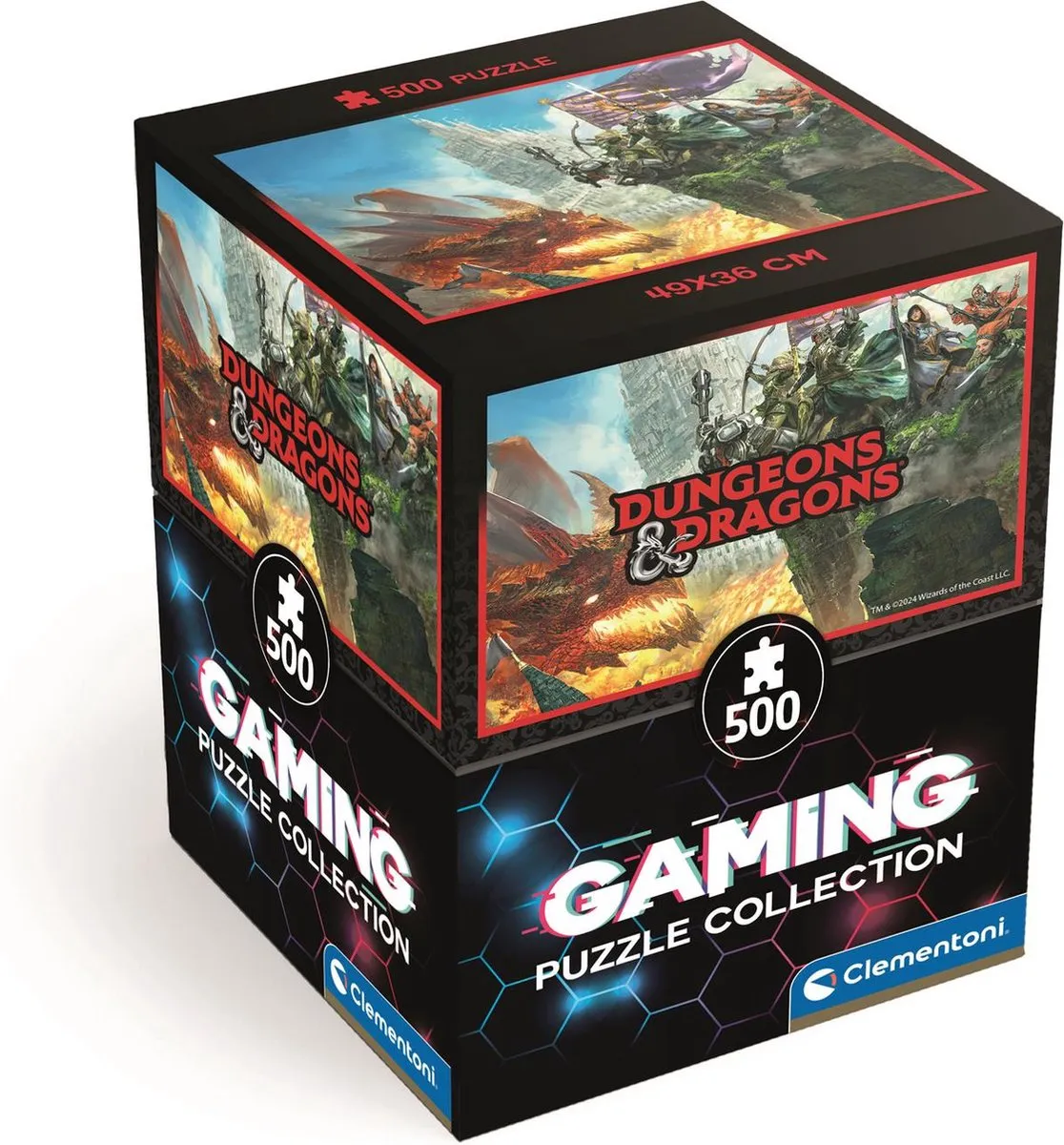 Clementoni Dungeons & Dragons Puzzel 500 Stuks - Multikleur