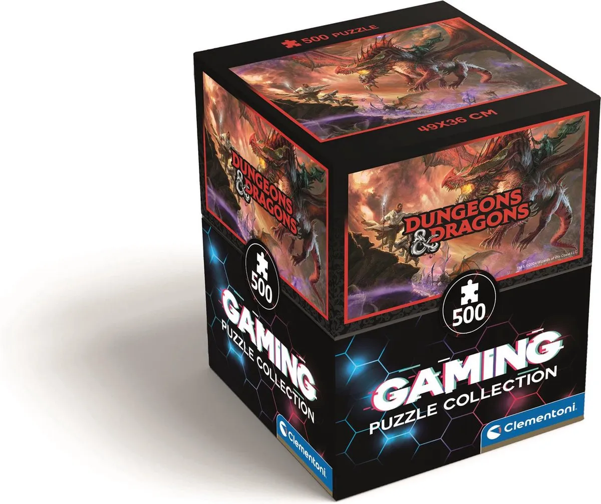 Clementoni Dungeons & Dragons Puzzel 500 Stuks - Multikleur