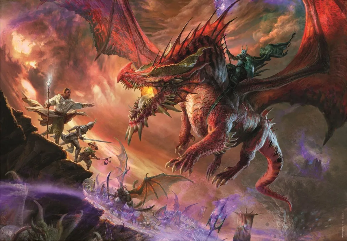 Clementoni Dungeons & Dragons Puzzel 500 Stuks - Multikleur