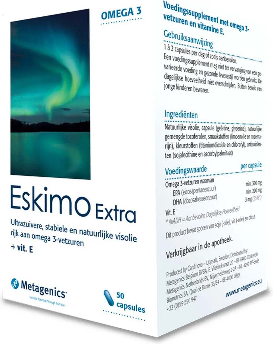 Metagenics Eskimo Extra 50 Capsules