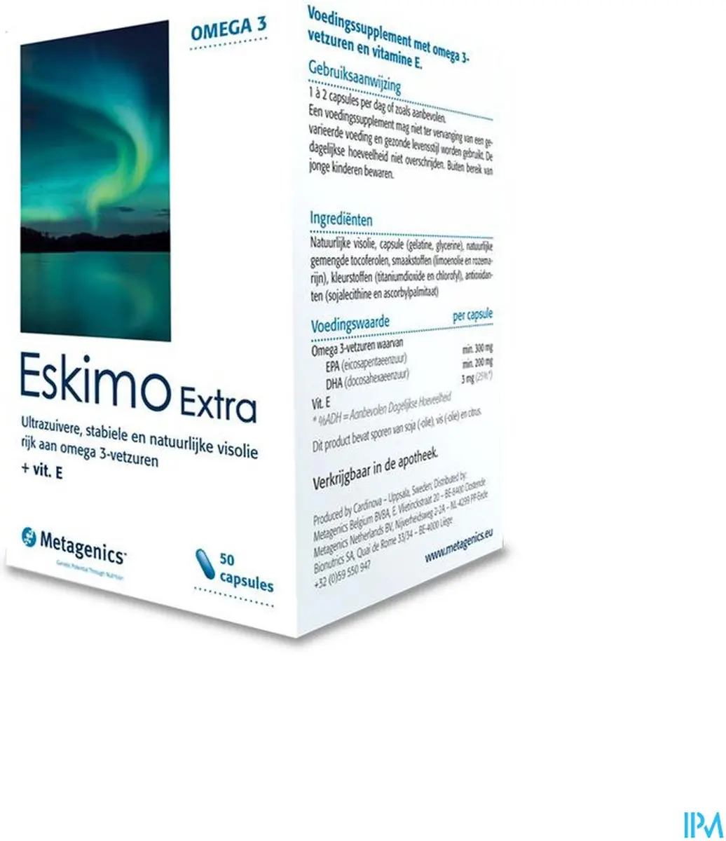 Metagenics Eskimo Extra 50 Capsules - afbeelding 6 van 6