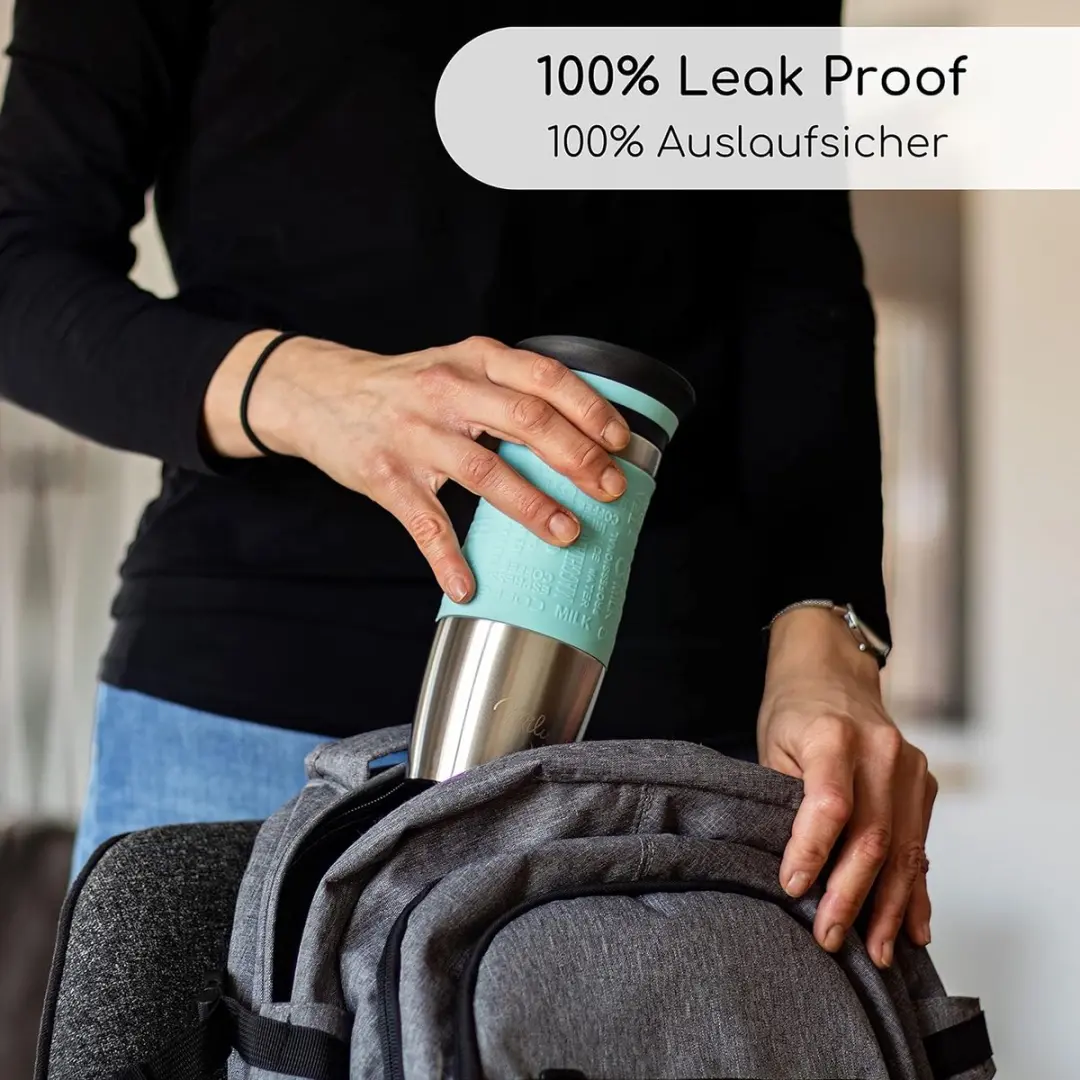 Milu Thermosbeker Roestvrij Staal 370ml - Lekvrij