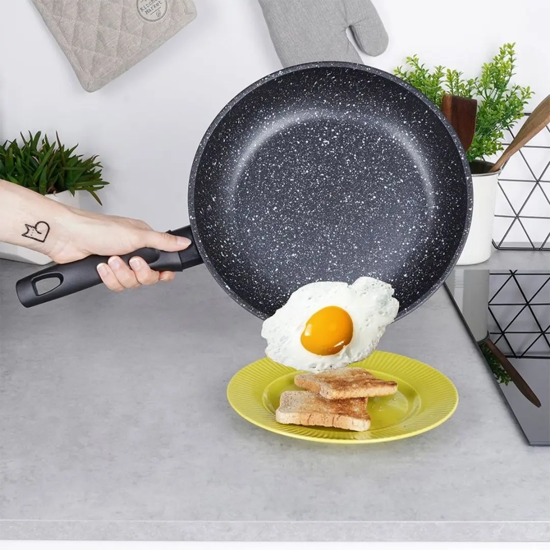 Orion Grande Granieten Koekenpan 28cm - Zwart - afbeelding 6 van 6