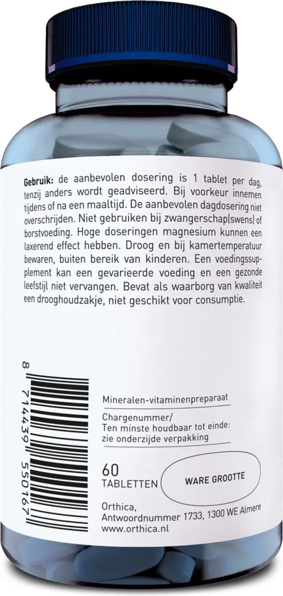 Orthica Mineral Max Mineralen - 60 Tabletten