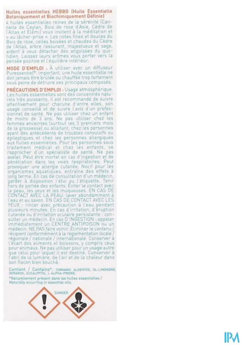 Puressentiel Meditatie Etherische Olie 30ml