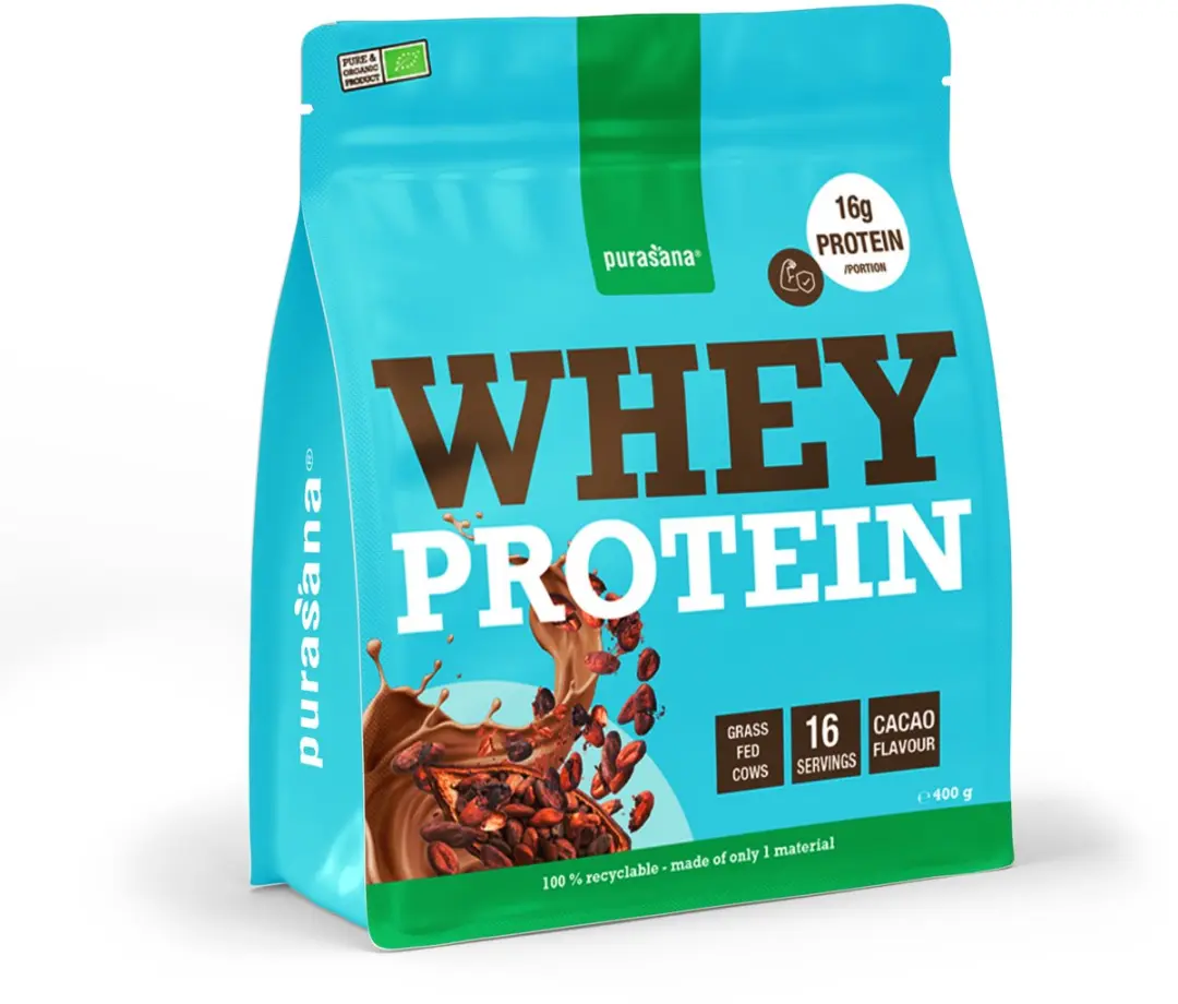 Purasana Whey Proteïne Cacao Bio 400g