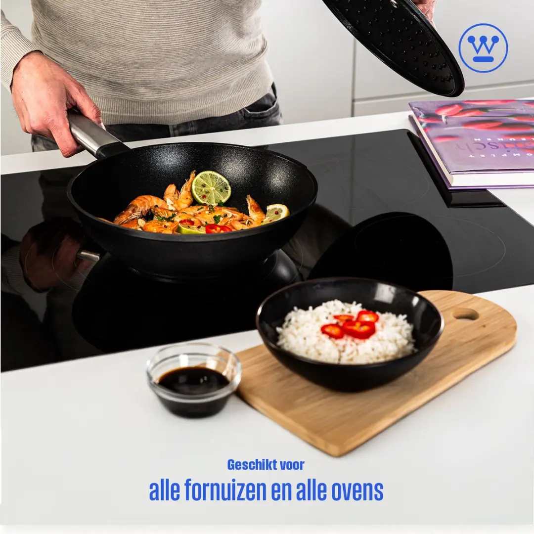 Westinghouse Performance Wokpan 28cm - Zwart