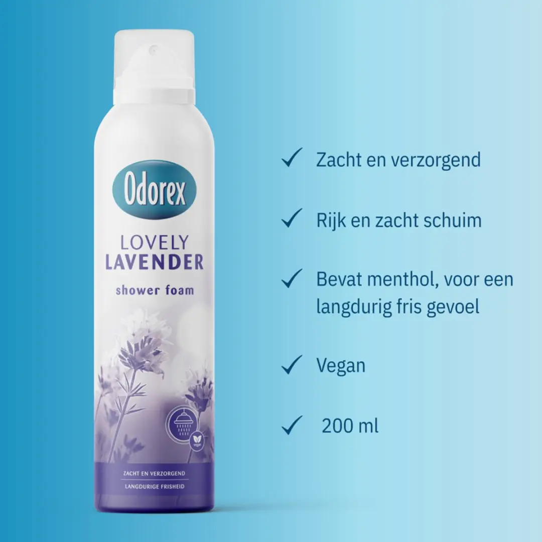 Odorex Showerfoam Lavendel 200ml