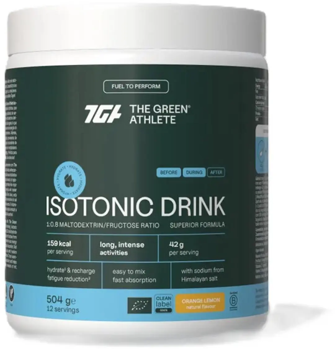 The Green Athlete Isotonic Drink Bio 504g