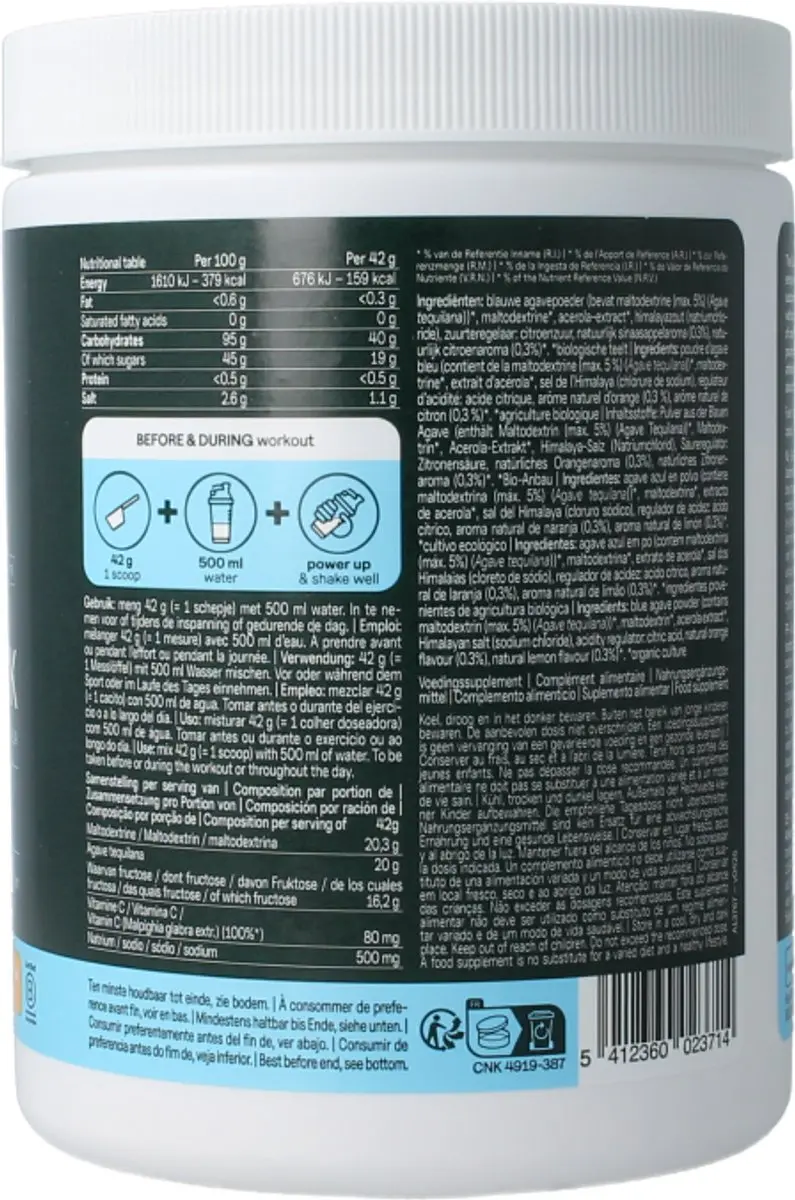 The Green Athlete Isotonic Drink Bio 504g