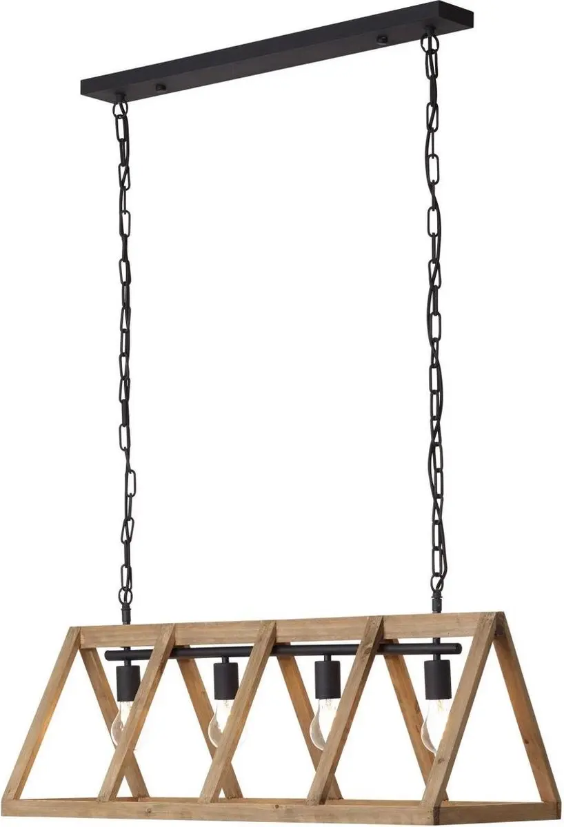 Brilliant Matrix Nature Hanglamp 240W - Antiek Hout