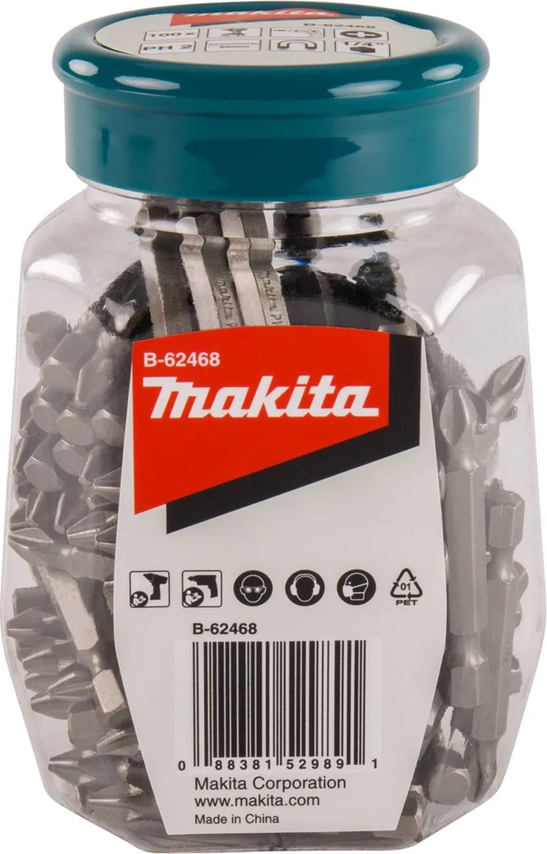 Makita B-62468 Schroefbit PH2x50mm