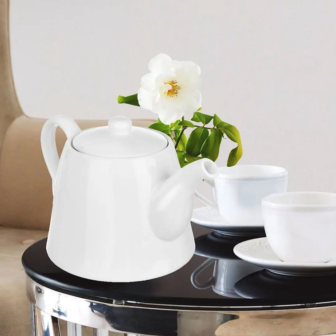 Orion Luna Porseleinen Theepot 2L - Wit