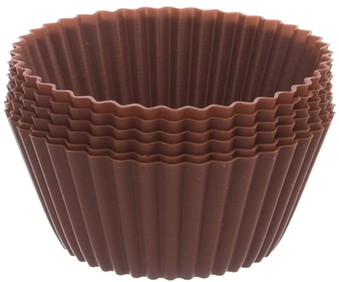 Orion Silicoon Muffinvormpjes 5,5cm - 6 Stuks