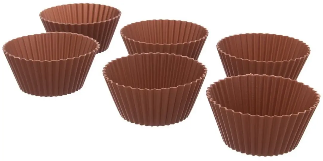 Orion Silicoon Muffinvormpjes 5,5cm - 6 Stuks