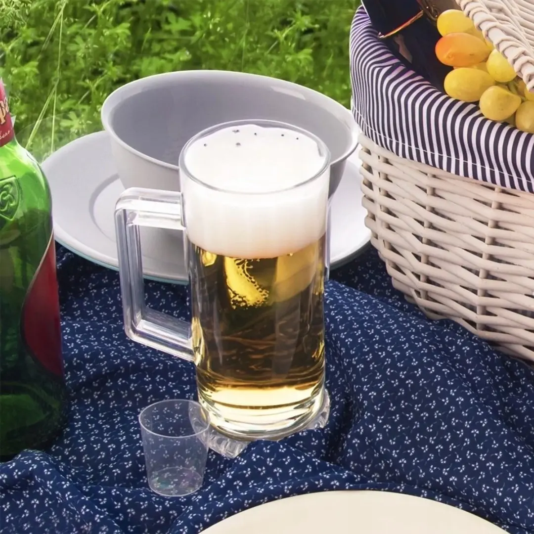 Orion Plastic Bierkruik 620ml - Transparant - afbeelding 6 van 6