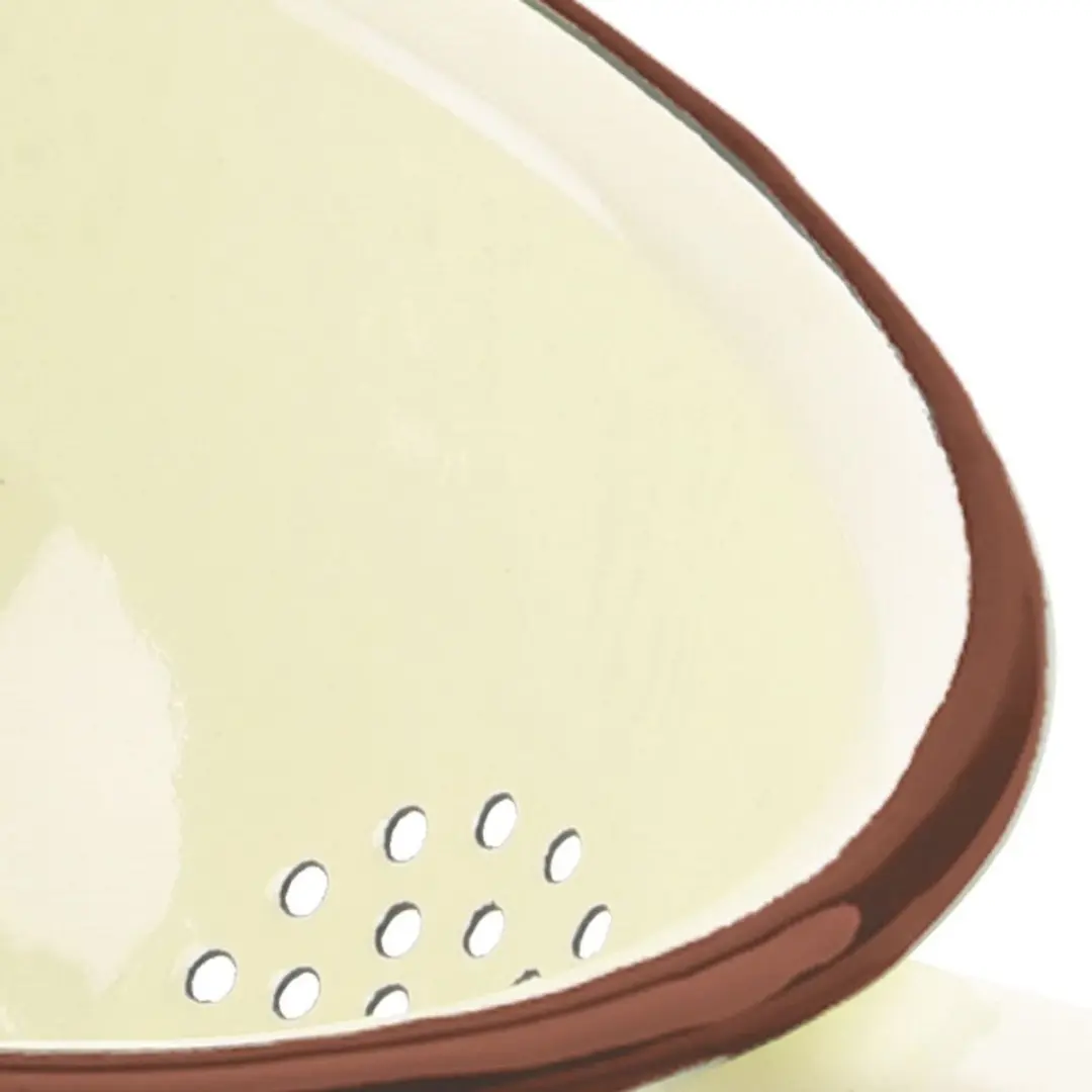 Orion Emalje Zeef 20 cm - Beige