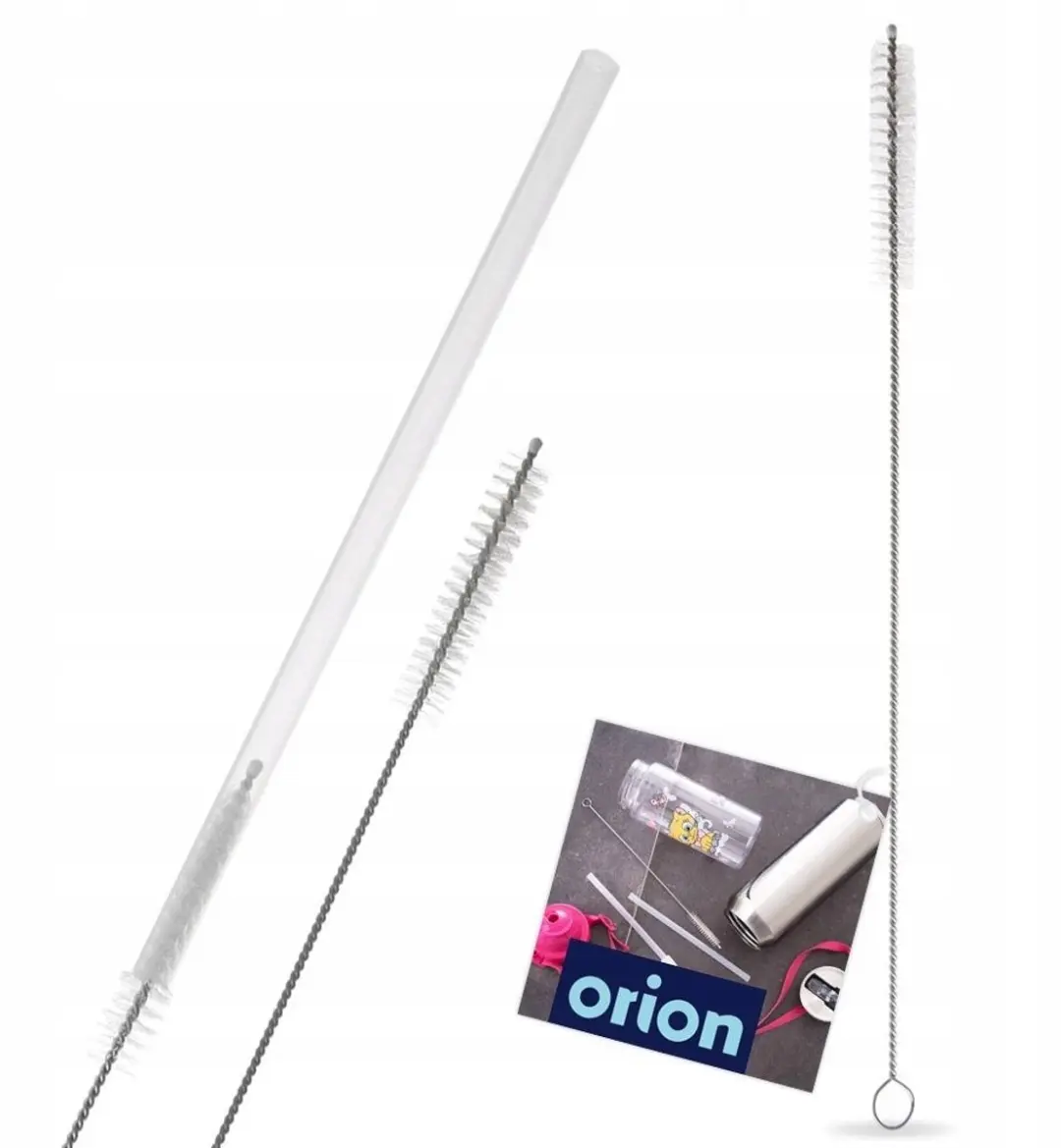 Orion Borstel RVS & Glas Rietjes Reinigen