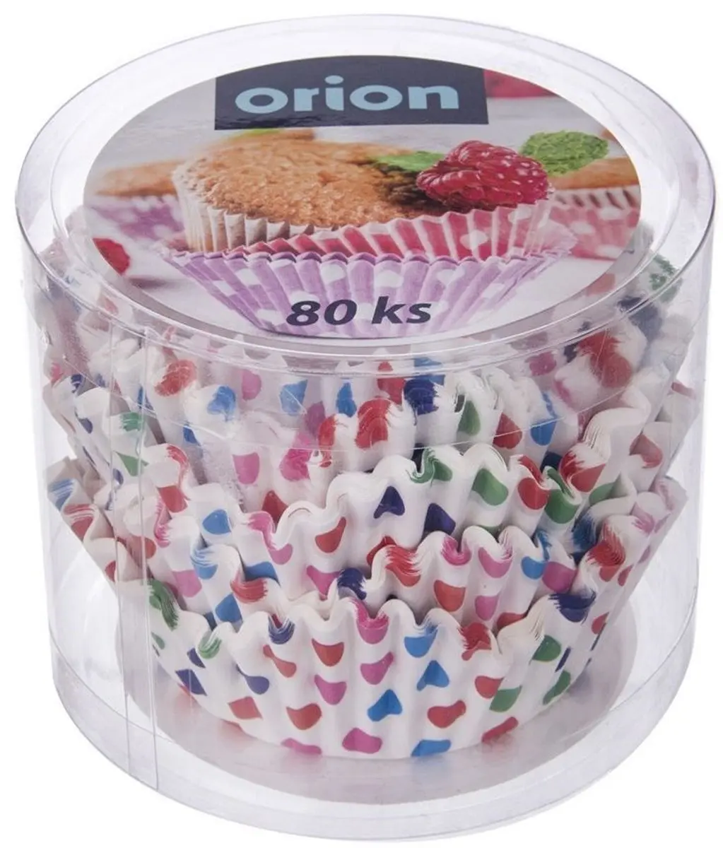 Orion Papieren Muffinvormpjes 7cm - 80 Stuks - Hittebestendig