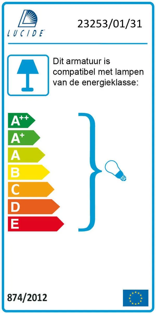 Lucide XERA Wandlamp G9 - Wit