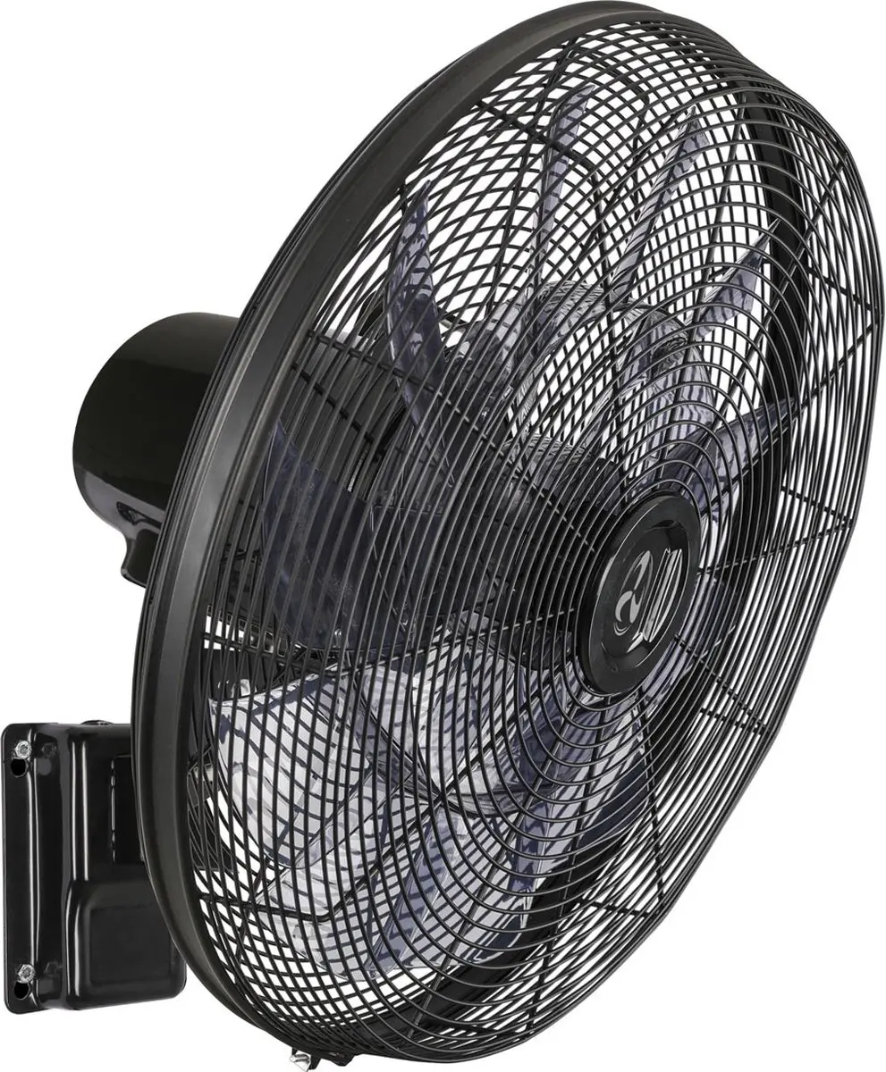 Casafan AIROS ECO SILENT WALL SW Wandventilator 90W - Ø514mm - Zwart