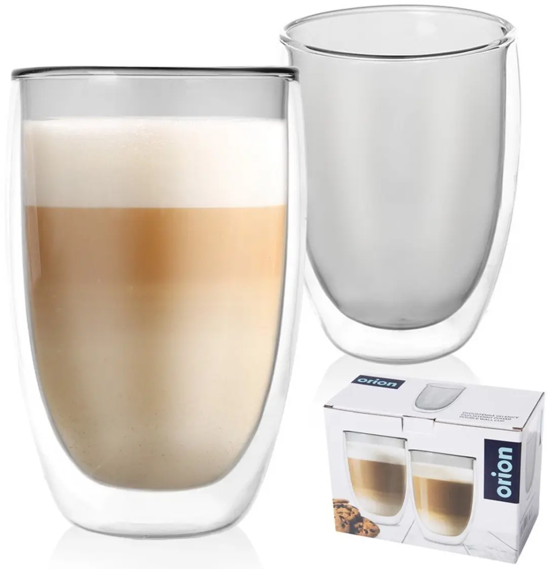 Orion Double Thermische Glazen 460ml - Set van 2