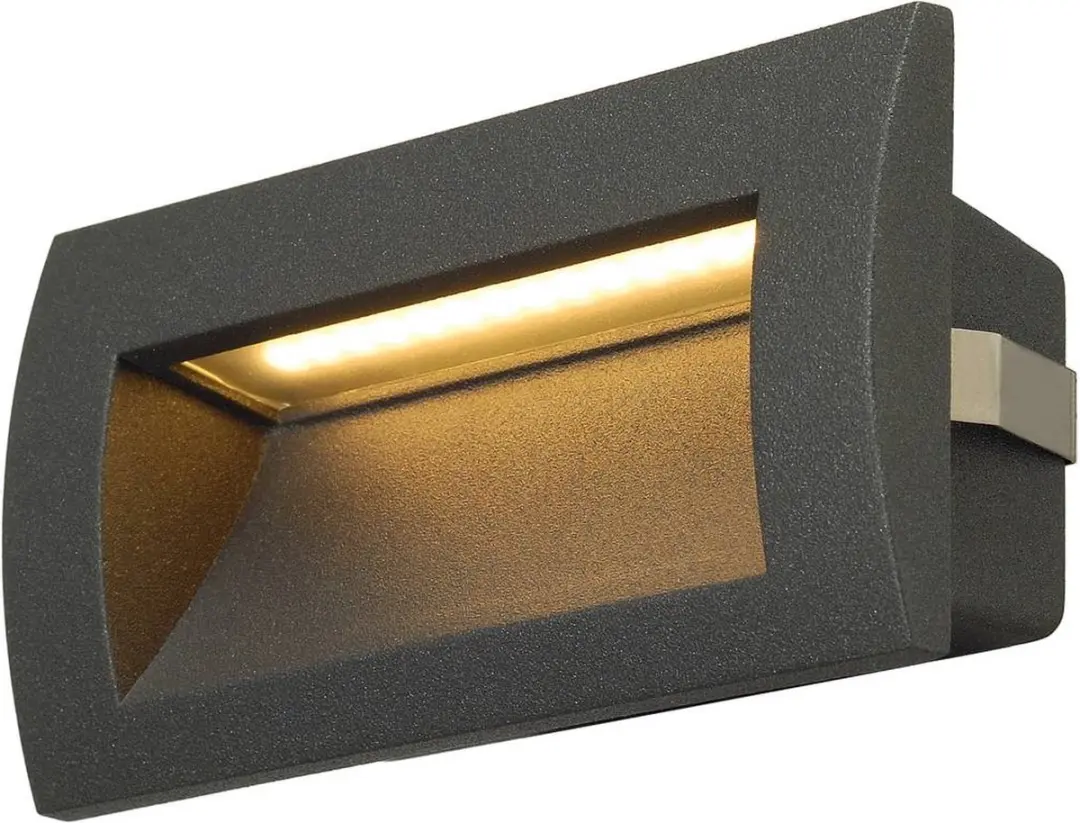 SLV Downunder Out LED M Wandlamp - 33W - Antraciet