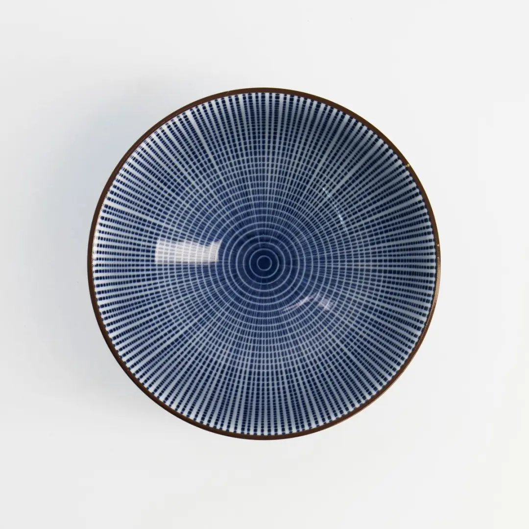 Tokyo Design Studio Sendan Blue Rijstkom 300ml - Ø11,8cm - Blauw/Wit