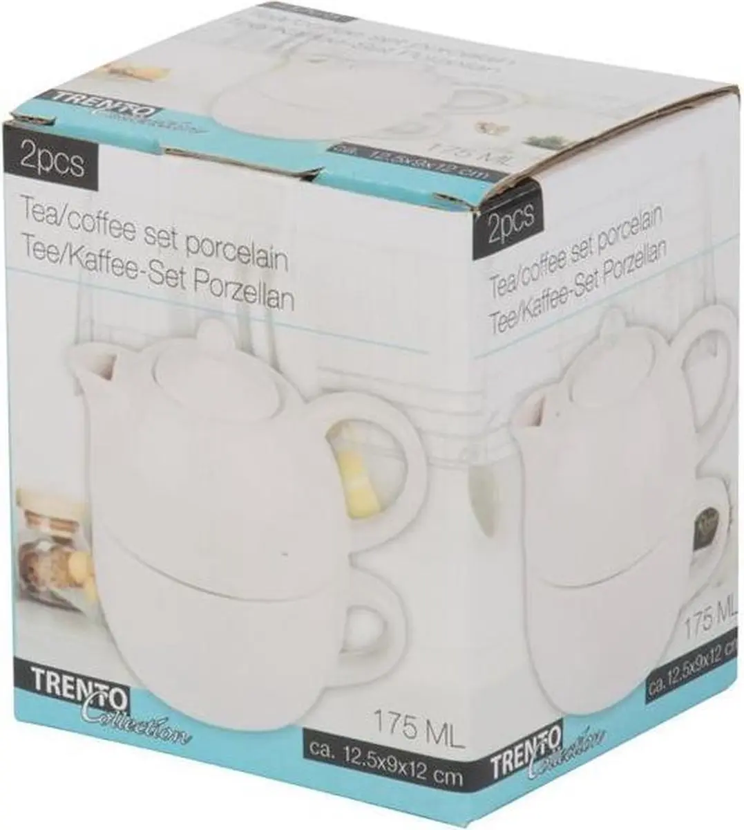 Alpina Thee- en koffieset Porselein Wit