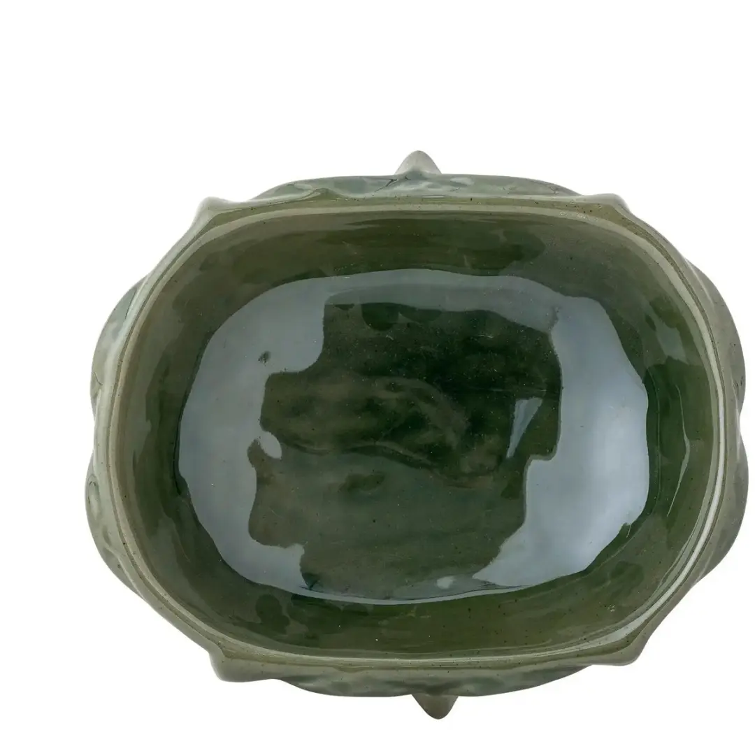 Bloomingville Schaal Amilia Aardewerk - 21cm - Groen