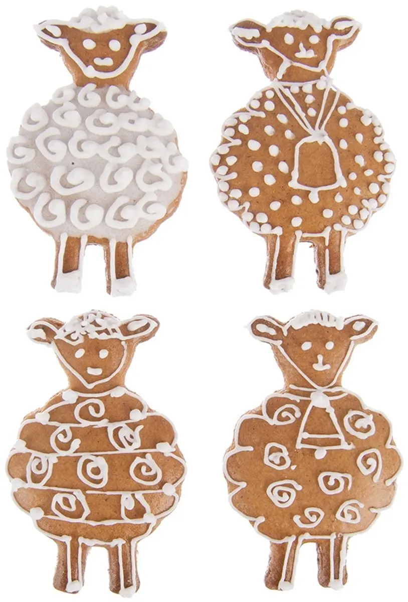 Orion Stalen Koekjesvorm Schaap 7cm - Zilver - afbeelding 6 van 6