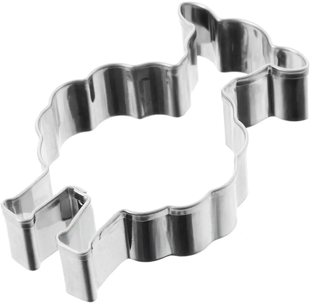Orion Stalen Koekjesvorm Schaap 7cm - Zilver
