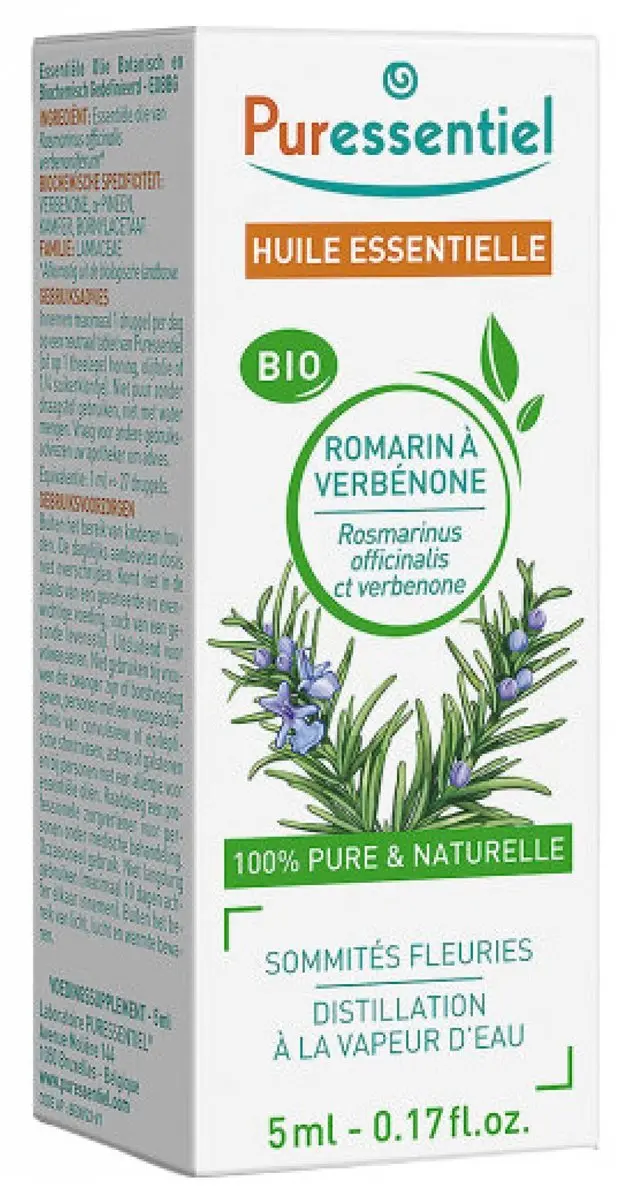 Puressentiel Rozemarijn Verbenone Etherische Olie 5ml - Biologisch