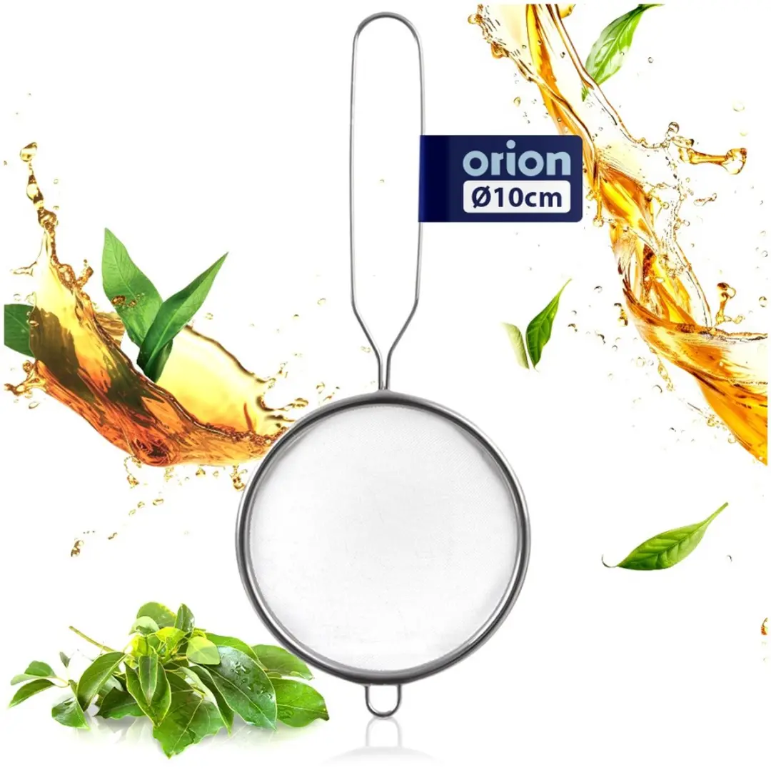 Orion Edelstalen Zeef 10cm - Zilver