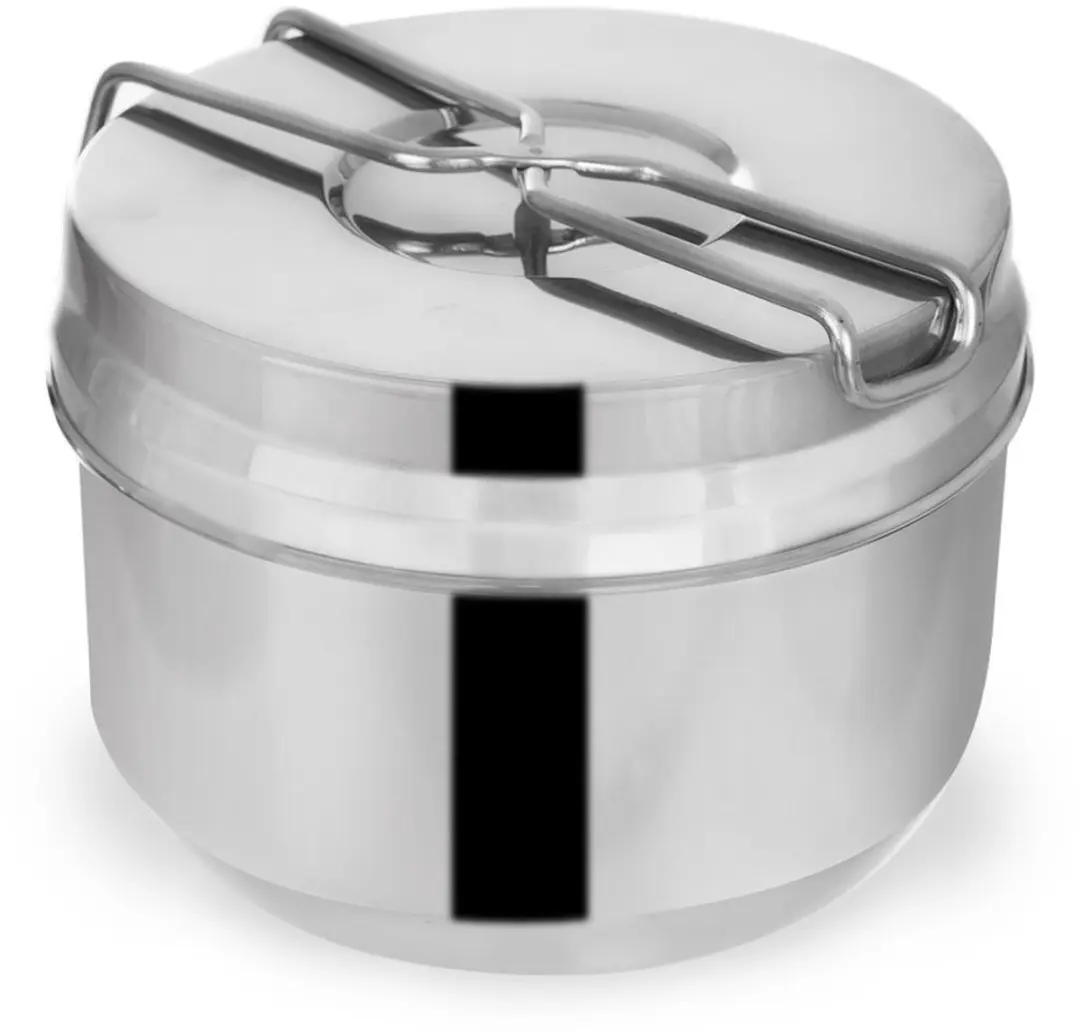 Orion Stalen Kampeerset 7-delig - 1,5L & 0,9L Pannen - Zilver