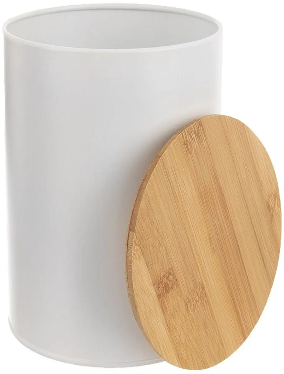 Orion Whiteline Serie Voedselcontainer 1.3L - Bamboe Deksel Wit