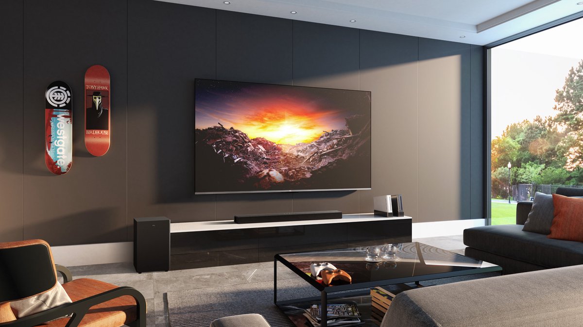 TCL Q75H - 5.1.2 Dolby Atmos/DTS:X Soundbar met draadloze subwoofer