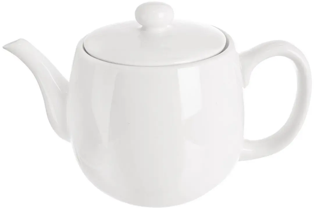 Orion Mona Porseleinen Theepot 700ml - Wit - 2 Stuks