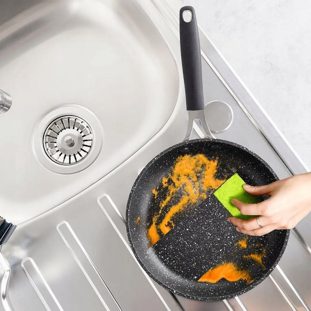 Orion Stoner Granieten Koekenpan 20cm - Zwart