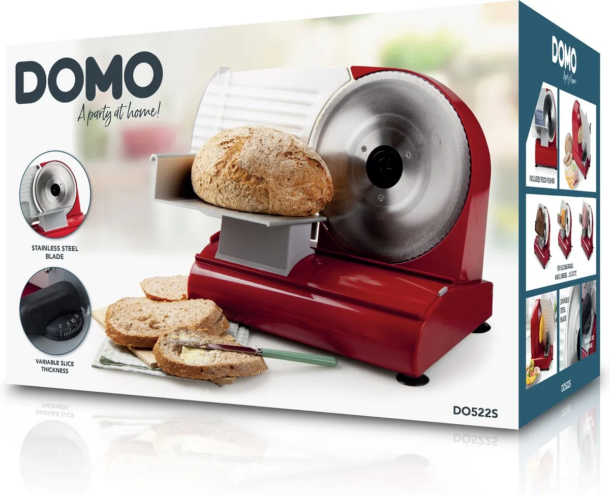 Domo DO522S Snijmachine 22cm - Rood
