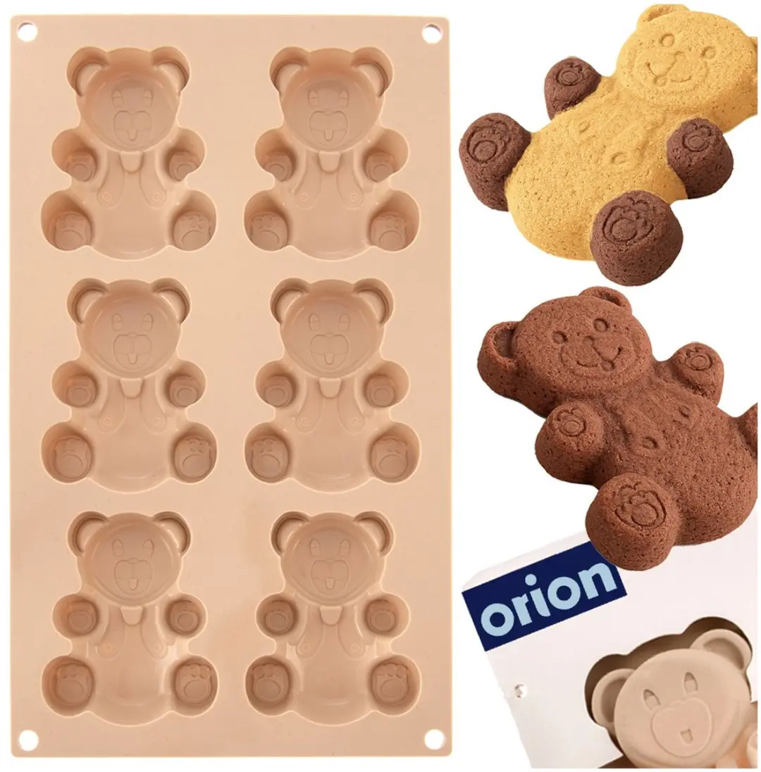 Orion Silicone Muffinvorm Teddyberen 30x17,5x2cm