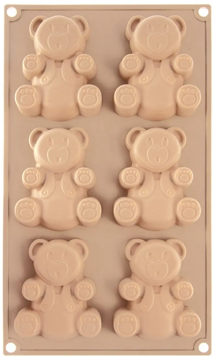 Orion Silicone Muffinvorm Teddyberen 30x17,5x2cm