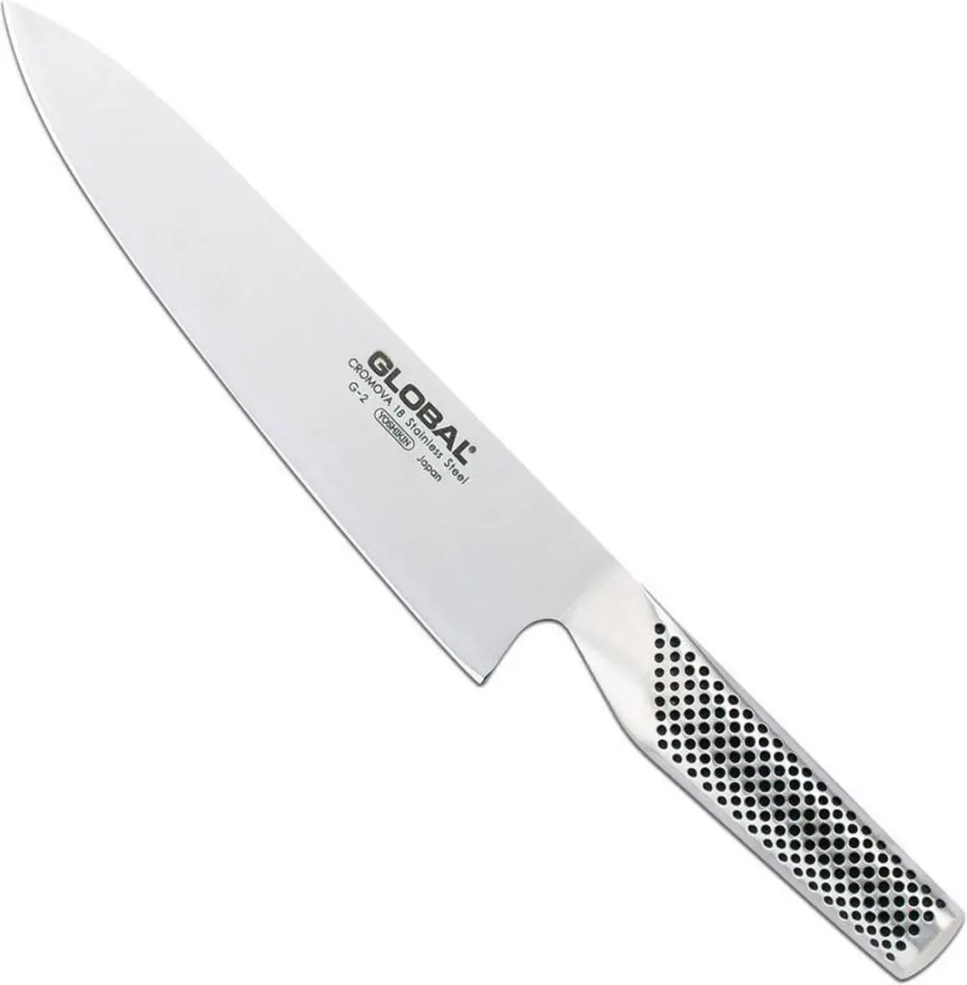 Global G2 Koksmes 20cm - Zilver