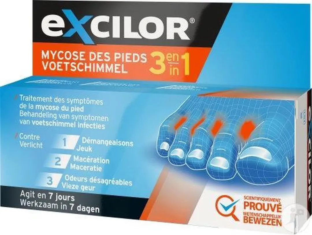 Excilor Voetschimmel 3 in 1 15ml