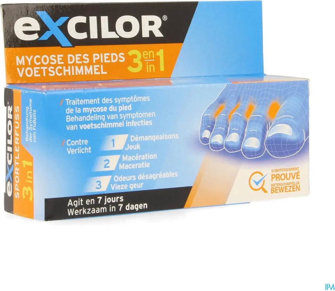 Excilor Voetschimmel 3 in 1 15ml