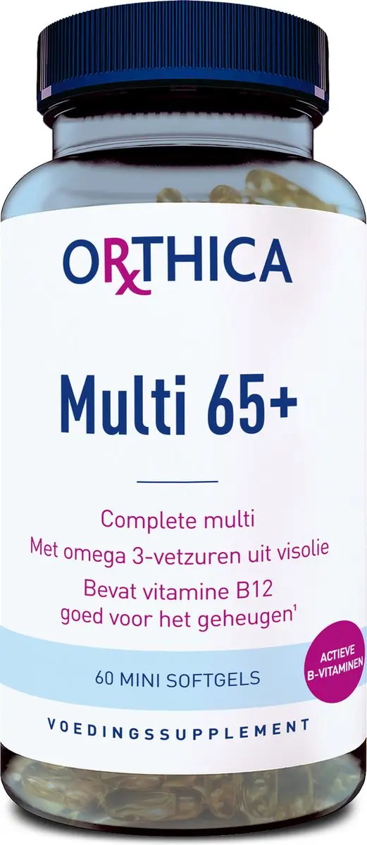 Orthica Multi 65+ Multivitamine 60 Softgels