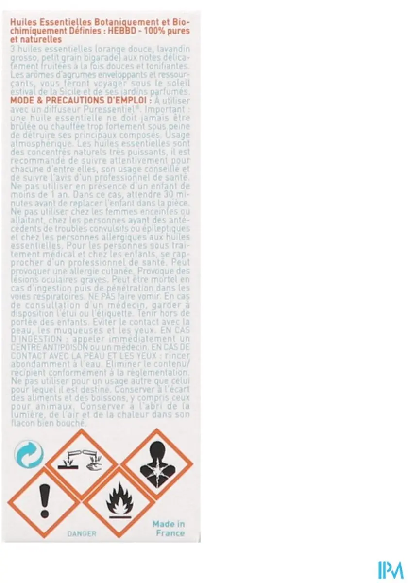 Puressentiel Etherische Olie Verstuiving Sicilië 30ml