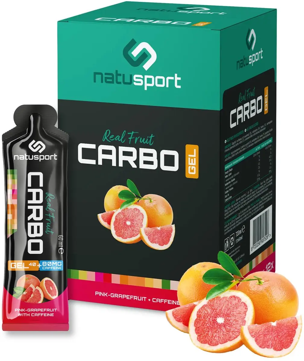 Natusport Real Fruit Carbo Gel Pink Grapefruit