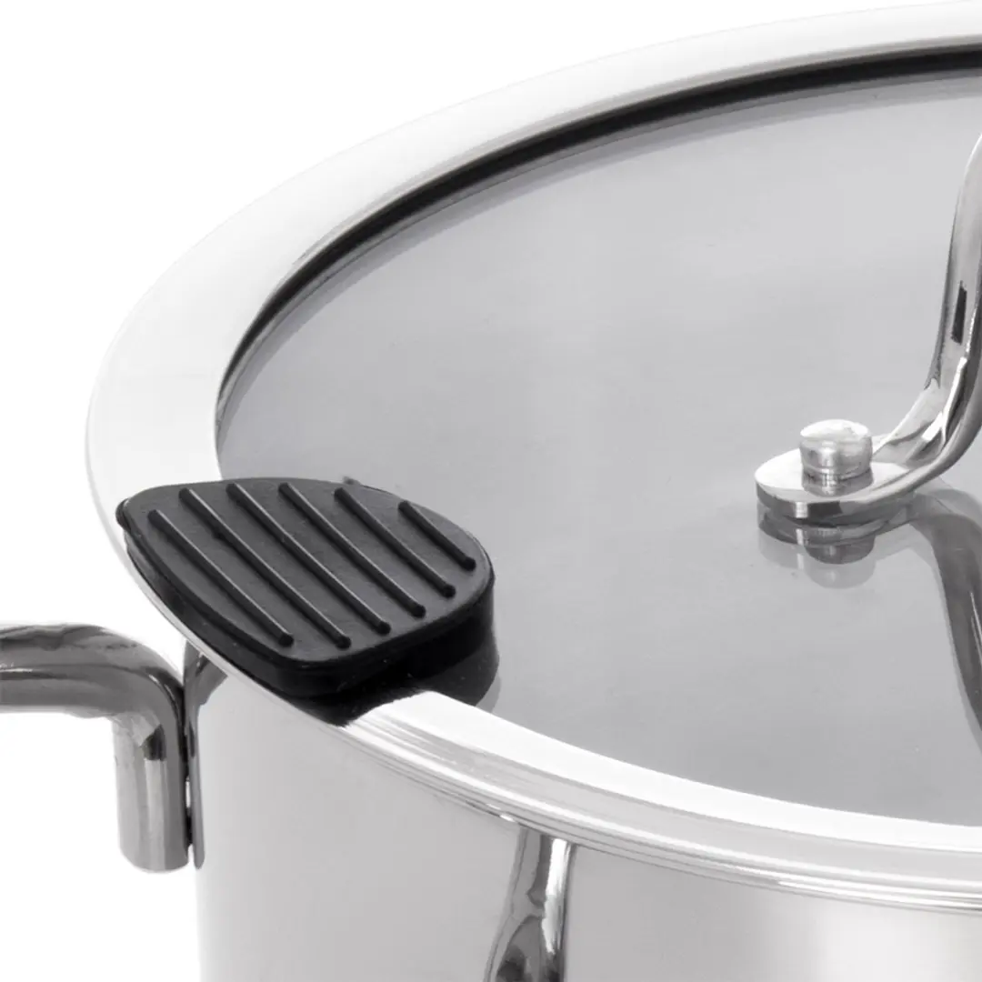 Orion Kookpan 18cm 3,5L - Edelstalen Soeppan - Zilver